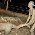 mud wrestling